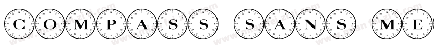 Compass Sans Medium字体转换